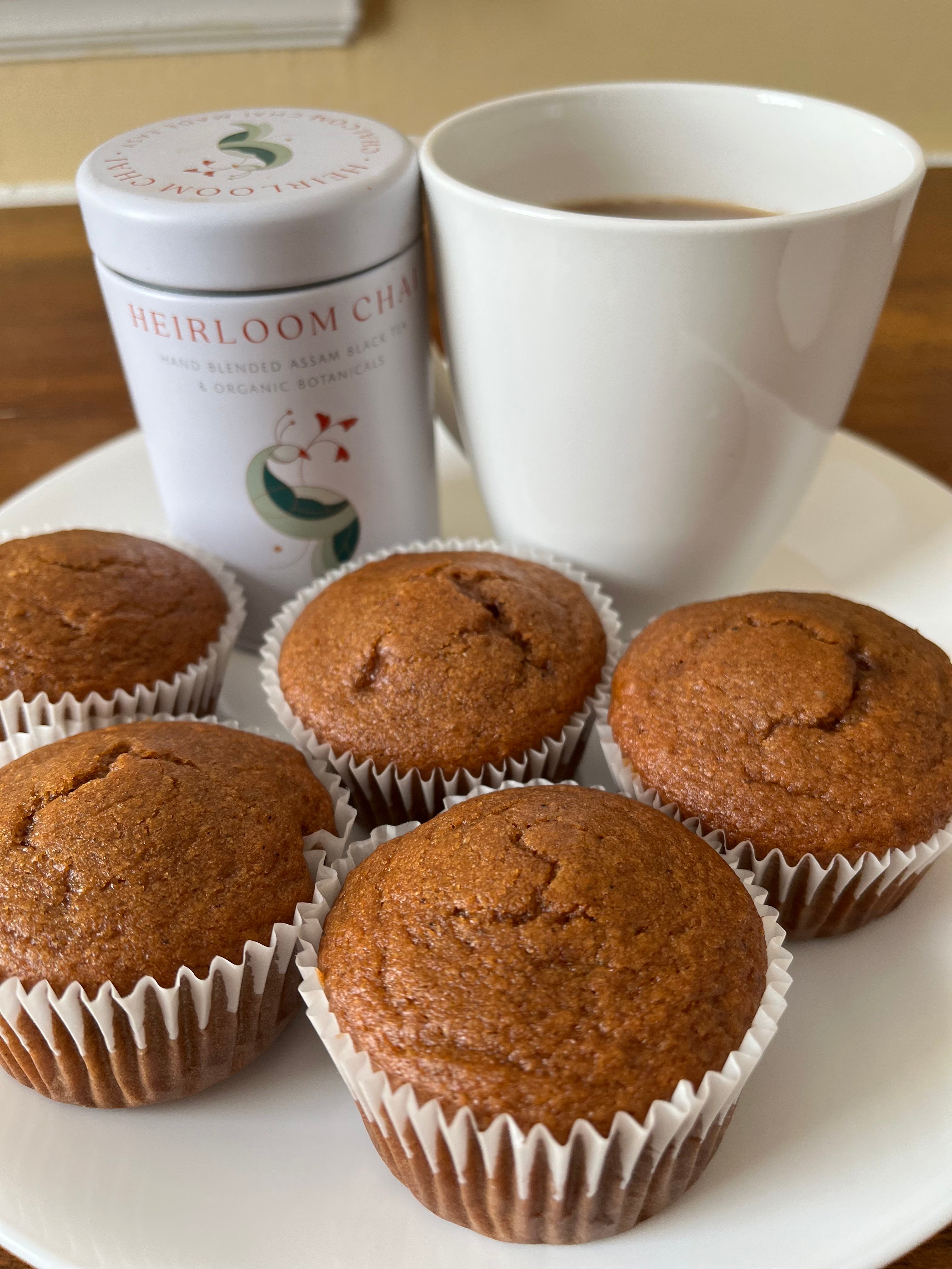 Wholesome Chai Muffins